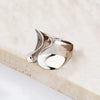 Silver Geometric Open Rings for Women Simple Irregular Twisted Finger Rings Jewelry Gifts - Image 5