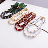 Ladies Irregular Bamboo Tube Necklace Rugged Style Curved Jewelry Accessories Various Colors - Image 2