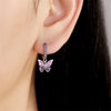 Earrings For Women Silver Butterfly Snowflake Earrings Cubic Zircon Ear Studs Silver Jewelry Gifts - Image 5