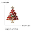 Christmas Rhinestones Star Tree Brooches for Women Unisex Classic Corsage Pins Office Party Friend Gifts Jewelry Accessories - Image 27