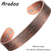 Copper Bracelets for Women 99% Copper Handwoven Bracelet Cuff Bangle - Image 12
