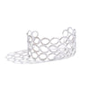 Distinctive Stainless Steel Oval Hollow Wide Wrist Cuff Bracelet Bangle Metal Exaggerated Jewelry Gift - Image 7