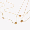 Zircon Bubble 26 Letters Necklace Stacked Jewelry Gold Plated Stainless Steel For Women Charm - Image 4