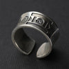 Retro Soyombo Mongolian Ring For Men Silver Color Punk Gothic Open Ring Handmade Jewelry Unisex Accessories Lovers Gift - Image 6