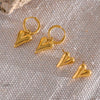Stainless Steel Chic Heart Huggie Hoop Earrings Charm Gold Color Jewelry for Women - Image 6