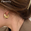 1 Pair Water Drop Geometric Earrings For Women Couples Minimalist Classic Hip Hop Ear Buckle Jewelry Accessories - Image 1
