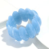 Vintage Acrylic Amber Elastic Geometric Bracelets Bangles for Women Stretchy Resin Big Cuff Bracelet Jewelry - Image 14
