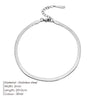 Herringbone Snake Chain Anklet Stainless Steel Gold Color Silver Color Women's Beach Party Daily Casual Jewelry - Image 8