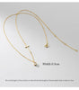 MODIAN 925 Sterling Silver Simple Round Zircon Pendants Trendy Gold Color Cross Link Chain Necklace For Women Fine Jewelry Gift