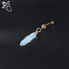 ZS 1 PC Gold Color 14G Stainless Steel Belly Ring Snake Heart Shiny CZ Crystal Navel Belly Button Rings Butterfly Navel Piercing - Image 5