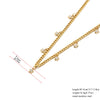 Stainless Steel Multicolor Zircon Star Charm Necklace For Women Not Fading Delicate Party Jewelry Gifts - Image 3