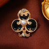 Creative Vintage Enamel Poker Hearts Lapel Pins For Women Men Baroque Palace Pearl Rhinestone Clubs Flower Brooches Badges - Image 6
