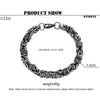 Vintage Braided Stainless Steel Men's Bracelet Hip Hop Simple Braided Lantern Hand Chain For Male boyfriend Bangle Gifts - Image 6