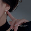 Sell Silver Zircon Earrings for Women Silver Ear Studs Initial Earrings - Image 3