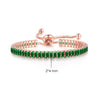 Simple Tennis Bracelet For Women Rectangle Zircon Silver Color Adjustable Bracelets On Hand Friend Gift Jewelry - Image 15
