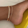 Seven-Piece Anklet Set with Beads and Starfish Charms - Image 9