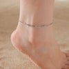Africa Map Anklet Women Stainless Steel Gold Color Double Layer Beads Chain Ankle Bracelet Summer Accessories Gift - Image 13
