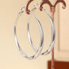 Simple Style Silver Color/Gold Color Big Hoop Circle Earrings For Women Wedding Daily Party Versatile Accessories - Image 2