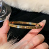 Open Stainless Steel Bangle with Decorative Stone Details in Multiple Styles - Image 25