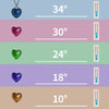 Thermochromic Mood Monitor Heart Pendant Necklace Color Change As Emperature Women Girls Clavicle Chain Necklaces Lover Jewelry - Image 12