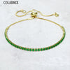 10 pieces Slim Colors zircon tennis bracelets zirconia crystal women bracelet Summer jewelry accessories 40083 - Image 11