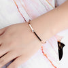 Rose Gold Plated Stainless Steel Bangles For Women Mosaic Cubic Zirconia Simple Cuff Bracelet Jewelry Gifts - Image 6