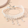 1 Px Ladies Black Lace Crystal Color Flower Necklace Beach Travel Holiday Classic Personalized JewelryEvening D - Image 5