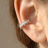 Stackable Bling Ear Cuffs Irregular CZ C-Shape Clip Earrings for Women French Korean Statement Jewelry - Image 6