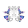 Silver Blue Green Parrot Bird Drop Earrings Women Earrings Charm Versatile Party Jewelry Gifts - Image 12