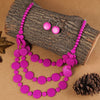 1set Multi-layer African Wedding Party Dress Wooden Beads Necklace Earring Jewelry Sets For Women Gitls Party Jewelry Gifts - Image 5