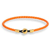 Gold Color Stainless Steel Button Braided Leather Bracelet For Men Women Couple Jewelry Gifts - Image 15