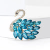 Classic Rhinestones Swans Brooches for Women Unisex Creativity Animals Pins Banquets Party Backpack Gifts Jewelry Accessories - Image 9