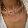 Minimalist Imitation Pearl Tassel Necklace - Image 12