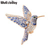Lovely Hummingbird Brooches Pins For Women Unisex 5-color Beautiful Rhinestone Bird Animal Party Casual Brooch Gifts - Image 3