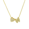 Gold Color Tiny Heart Dainty Zircon Initial Necklace Customizable Letter Name Choker Pendant for Women Birthday Party Jewelry Gi - Image 23