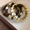 Square-Spliced Bead Bangle with Elastic Cord and Multiple Designs - Image 19