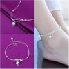 Silver Color Stamp Anklets For Women Foot Leg Chain Link Bracelet Double Layers Beach Accessories Jewelry - Image 24
