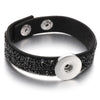 18mm Snap Button Jewelry Bracelets Braided Black Leather Snap Bracelet Fit Snaps Jewelry Magnet Buckle Tan Leather Bracelets - Image 11