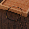 Red or Black Cord Bracelet with Bead Detail and Adjustable Fit - Image 8