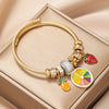 Multi Element Stainless Steel Circle Panjiadora Beaded Love Bracelet Suitable for Women's Dating, Daily Holiday Gifts - Image 10