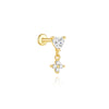Open Heart Hoop Earrings in Gold Tone or Silver Tone - Image 21