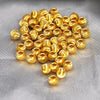 Gold Round Ball Bead Necklace for Women Bride Wedding Engagement Yellow Sand Bead Chain Neck Lace Jewelry Christmas Gifts - Image 4