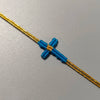 Hand-Woven Macrame Cross Bracelet Adjustable Bohemian Style Jewelry for Women Girls - Image 17