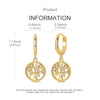 Small Hoop Earrings with Butterfly and Heart Motifs - Image 55