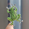 Zakol Green Crystal Frog Brooch Animal Brooches Pins For Women Dress Coat Accessories Jewelry Gift - Image 2