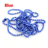 5pcs 1.5mm 2.0 2.4mm Length 70cm (27.5 inch) 10 Colors Plated Ball Beads Chain Necklace Bead Connector For Charms Base and Tray - Image 14