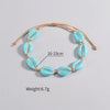 Luminous Acrylic Conch Beaded Anklets For Women Men Rope Chains Weaving Adjustable Ankle Bracelet Beach Jewelry Foot Accessories - Image 5
