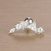 1PC 316L Stainless Steel Geometry Stud Earrings For Women Star Moon Lobe Daith Helix Cartilage Earring Piercing Jewelry - Image 16