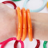 3Pcs Bohemain Acrylic Bamboo Stackable Bracelets Set for Women Marble Color Stretchy Resin Tube Beads Bracelet Bangles Jewelry - Image 31