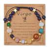 12 Zodiac Signs Stone Bracelet Taurus Cancer Virgo Pisces Charm Bracelets for Women Men Couples Friendship Jewelry Gift - Image 14